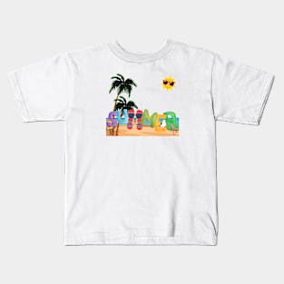 summer time beach! Kids T-Shirt